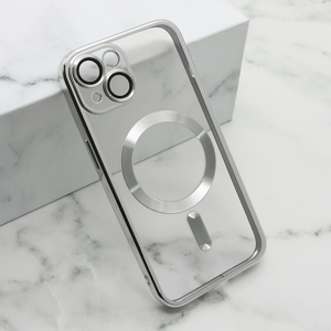 Futrola CAMERA PROTECT MagSafe za iPhone 14 (6.1) srebrna