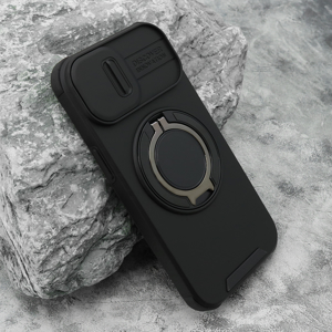 Futrola DEFENDER CAMSHIELD za iPhone 15 (6.1) crna