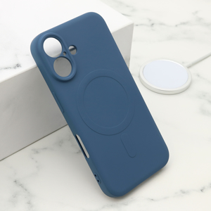 Futrola VELVET TOUCH MagSafe za iPhone 16 (6.1) plava
