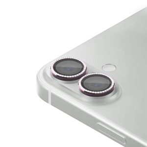 Folija za zastitu kamere DIAMOND za iPhone 16 (6.1)/16 Plus (6.7) roze