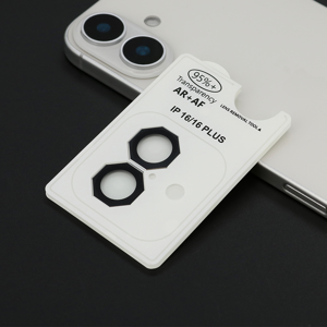 Folija za zastitu kamere OCTAGON za iPhone 16 (6.1)/16 Plus (6.7) crna