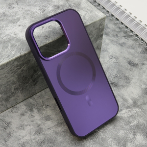 Futrola COLOR METAL MagSafe za iPhone 16 Pro (6.3) ljubicasta