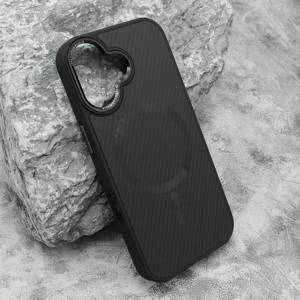 Futrola CARBON MagSafe za iphone 17 (6.3) crna (big camera)