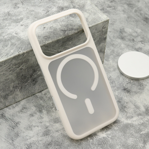 Futrola SHADOW MagSafe za iPhone 17 Pro (6.3)/iPhone 18 Pro (6.3) bela (big camera)