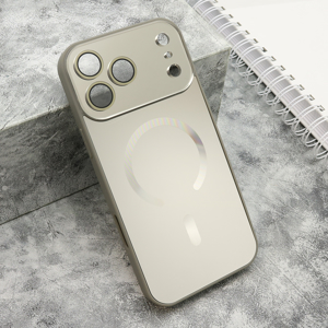 Futrola COLOR METAL Magsafe za iPhone 17 Pro Max (6.9)/iPhone 18 Pro Max (6.9) siva (big camera)