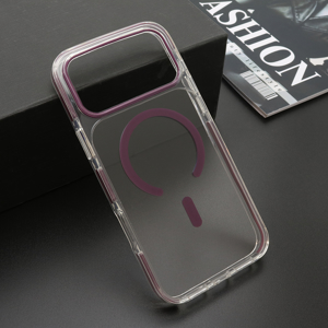 Futrola COLOR CLEAR MagSafe za iPhone 17 Pro Max (6.9)/iPhone 18 Pro Max (6.9) ljubicasta