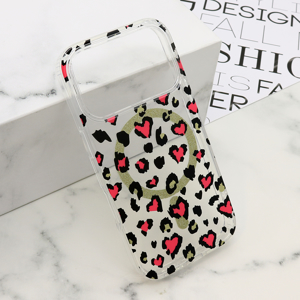 Futrola LEOPARD MagSafe za iPhone 17 Pro (6.3)/iPhone 18 Pro (6.3) roze
