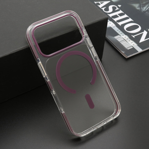 Futrola COLOR CLEAR MagSafe za iPhone 17 Pro (6.3)/iPhone 18 Pro (6.3) ljubicasta