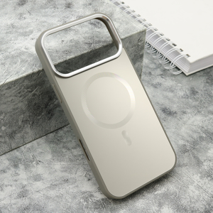 Futrola COLOR METAL Magsafe za iPhone 17 Pro Max (6.9)/iPhone 18 Pro Max (6.9) siva (big camera)