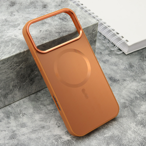 Futrola COLOR METAL Magsafe za iPhone 17 Pro Max (6.9)/iPhone 18 Pro Max (6.9) narandzasta (big camera)