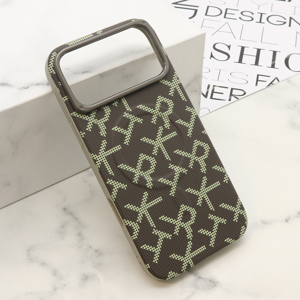 Futrola MONOGRAM MagSafe za iPhone 17 Pro Max (6.9)/iPhone 18 Pro Max (6.9) siva