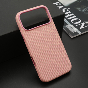 Futrola WOVEN TOUCH MagSafe za iPhone 17 Pro Max (6.9)/iPhone 18 Pro Max (6.9) roze