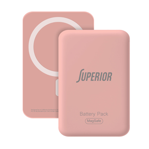 Power bank MagSafe Superior 15W 10000 mAh roze