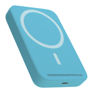 Power bank MagSafe 15W 5000 mAh svetlo plavi