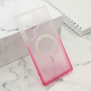 Futrola Starlight MagSafe za Samsung S928B Galaxy S24 Ultra 5G roze