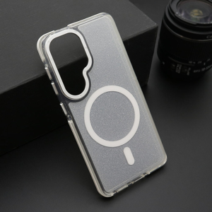 Futrola SPARKLING LOOK MagSafe za Samsung S941B Galaxy S26 5G bela