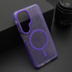 Futrola SPARKLING LOOK MagSafe za Samsung S941B Galaxy S26 5G ljubicasta