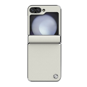 Futrola Nillkin Cam Shield Leather Case za Samsung F741B/F761B Galaxy Z Flip 6 5G/Z Flip 7 FE 5G bela