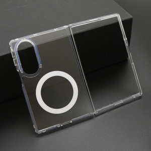 Futrola STANDARD MagSafe za Samsung Galaxy Z Fold 8 5G providna (bela)