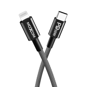 USB data kabal Moxom MX-CB136 PD 30W Type-C na lightning 1m crni