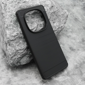 Futrola silikon BRUSHED za Xiaomi Redmi Note 14 Pro 4G crna