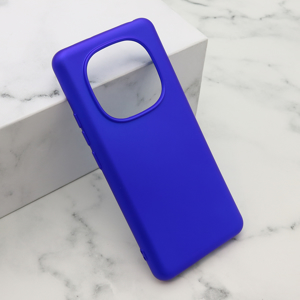 Futrola Soft Silicone za Xiaomi Redmi Note 14 Pro 4G plava
