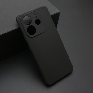 Futrola ULTRA TANKI KOLOR za Xiaomi Redmi Note 14 4G (Global) crna
