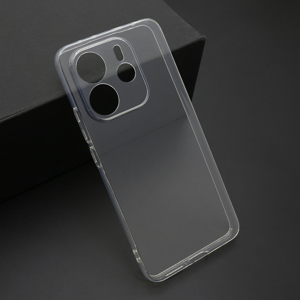Futrola ULTRA TANKI PROTECT silikon za Xiaomi Redmi Note 14 4G (Global) providna (bela)