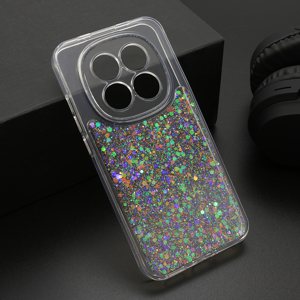 Futrola CRYSTAL GLOW za Xiaomi Redmi Note 15 Pro 5G srebrna