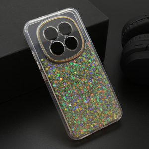 Futrola CRYSTAL GLOW za Xiaomi Redmi Note 15 Pro Plus 5G narandzasta